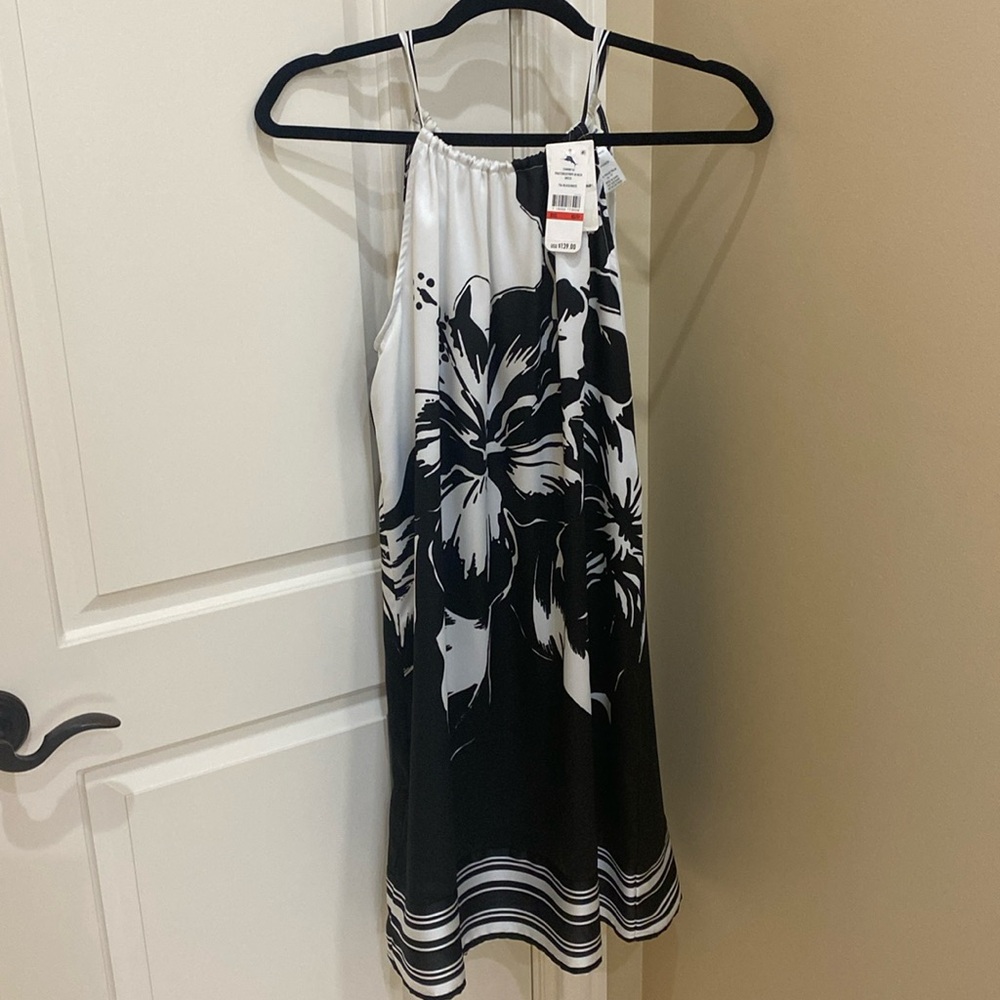 Tommy Bahama high neck floral halter dress XS S M new with tags